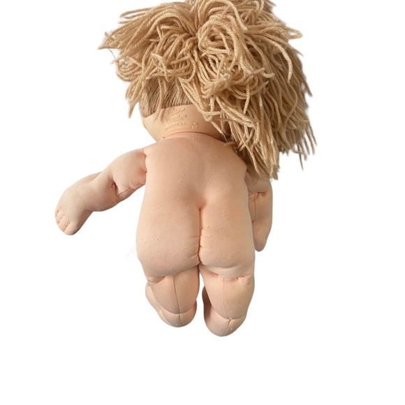 First Edition Hasbro Cabbage Patch Kids 1990 Blond Hair Blue Eyes - Picture 8 of 11